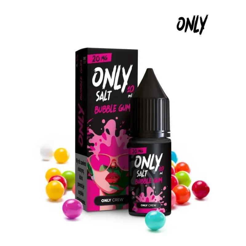 Liquid Only Salt 10ml - Bubble Gum 20mg-19