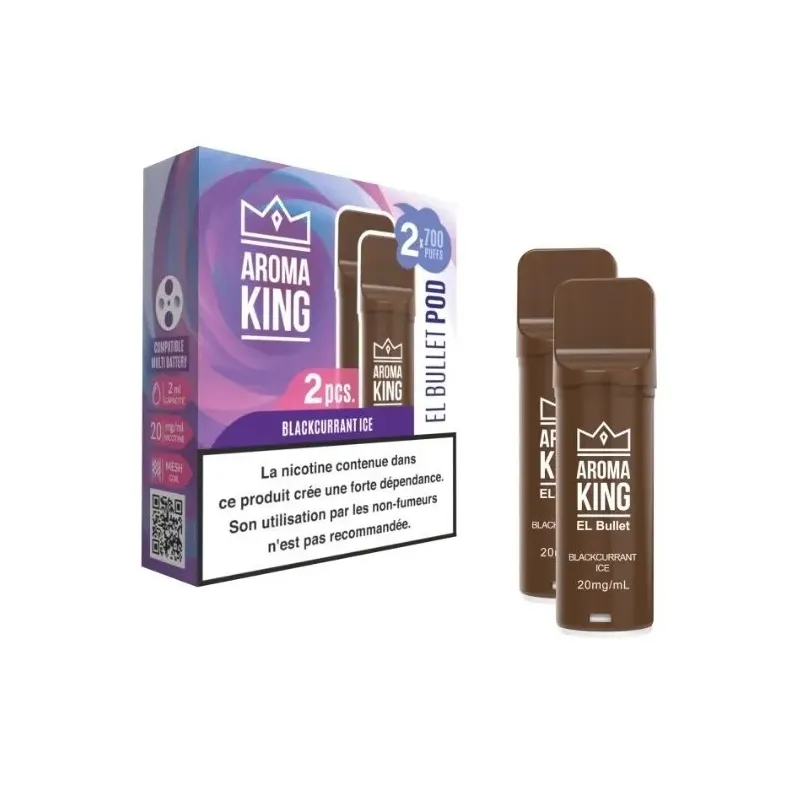 Wkład Aroma King EL Bullet - 2x Blackcurrant Ice - Wkład Aroma King EL Bullet - 2x Blackcurrant Ice -  - 33