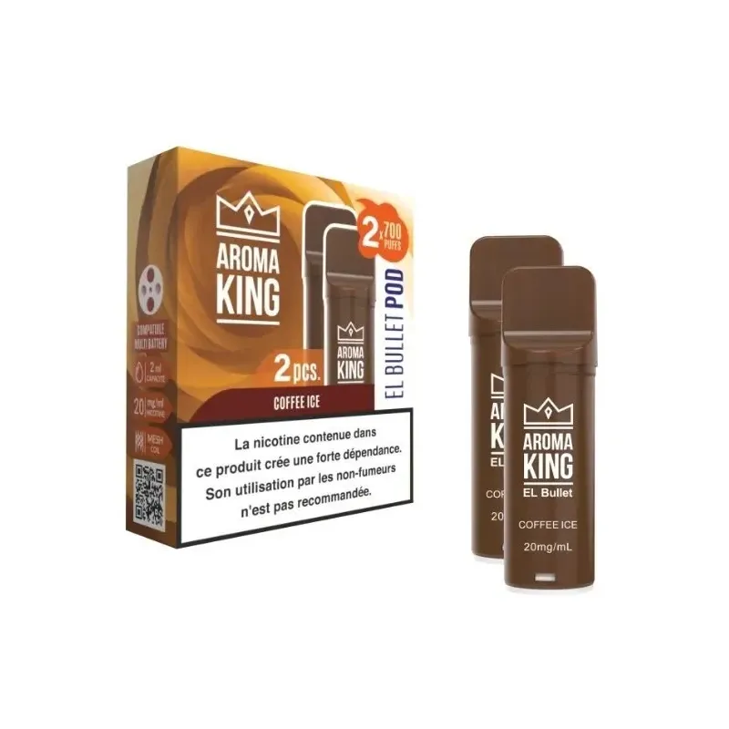 Wkład Aroma King EL Bullet - 2x Coffe Ice - Wkład Aroma King EL Bullet - 2x Coffe Ice -  - 32