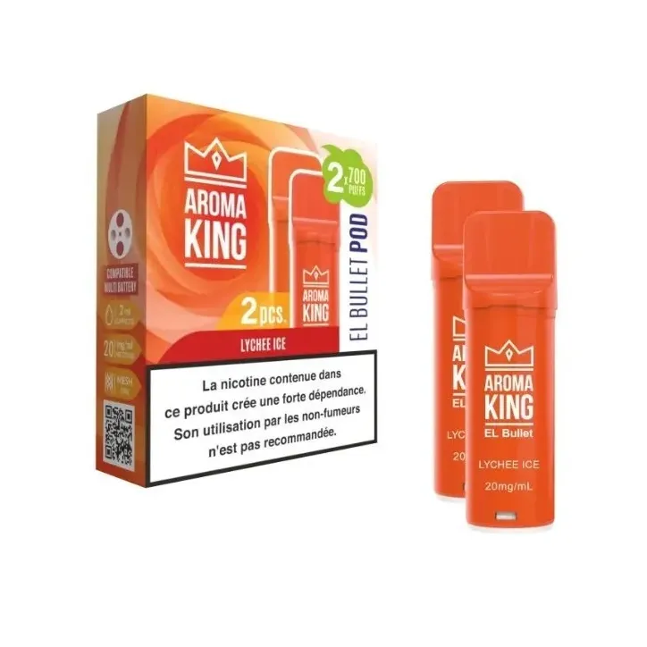 Wkład Aroma King EL Bullet o smaku Lychee Ice - 2 sztuki