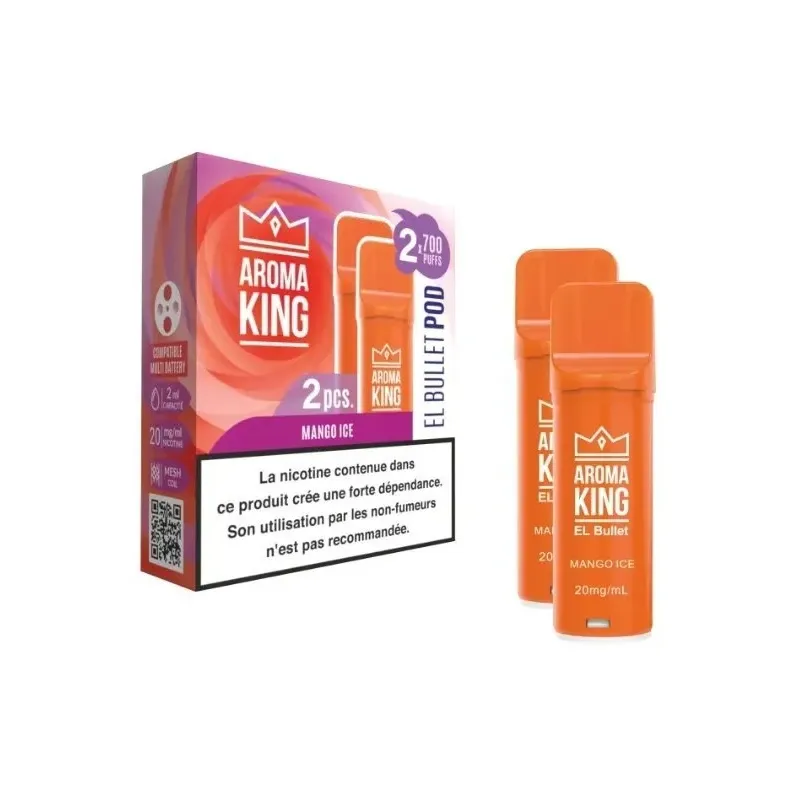 Wkład Aroma King EL Bullet - 2x Mango Ice - Wkład Aroma King EL Bullet - 2x Mango Ice -  - 33