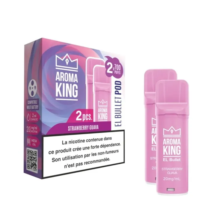 Wkład Aroma King EL Bullet o smaku 2x Strawberry Guava