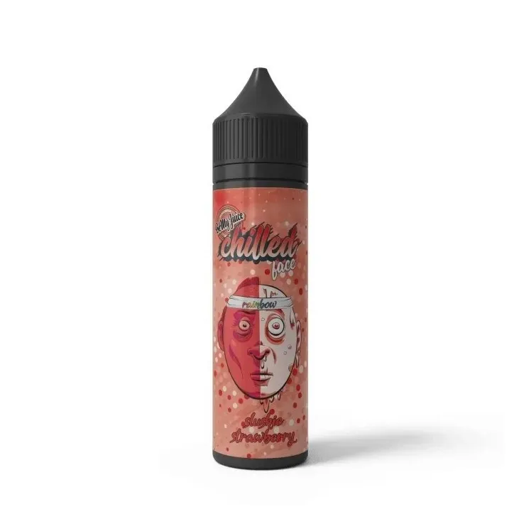 Longfill Chilled Face Rainbow - liquid o smaku Slushy Strawberry w butelce 60ml