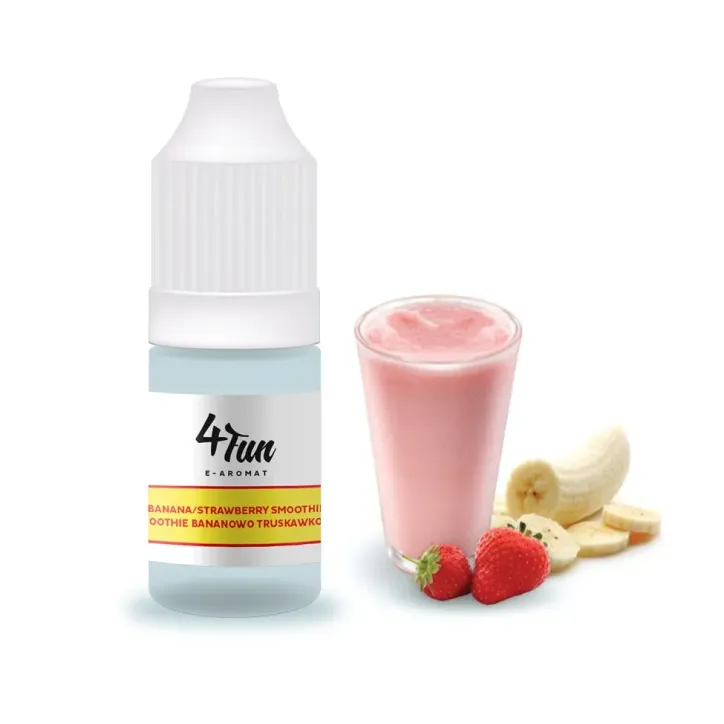 Aromat 4Fun 10ml o smaku Banan Truskawka Smoothie