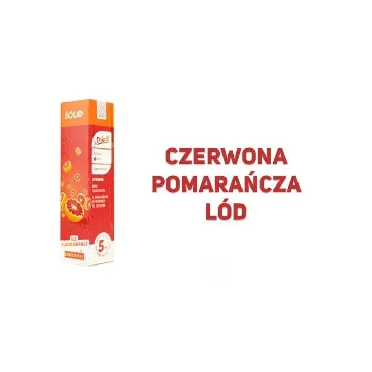 Longfill Solo o smaku Ice Blood Orange - 60ml butelka z 5ml liquidu