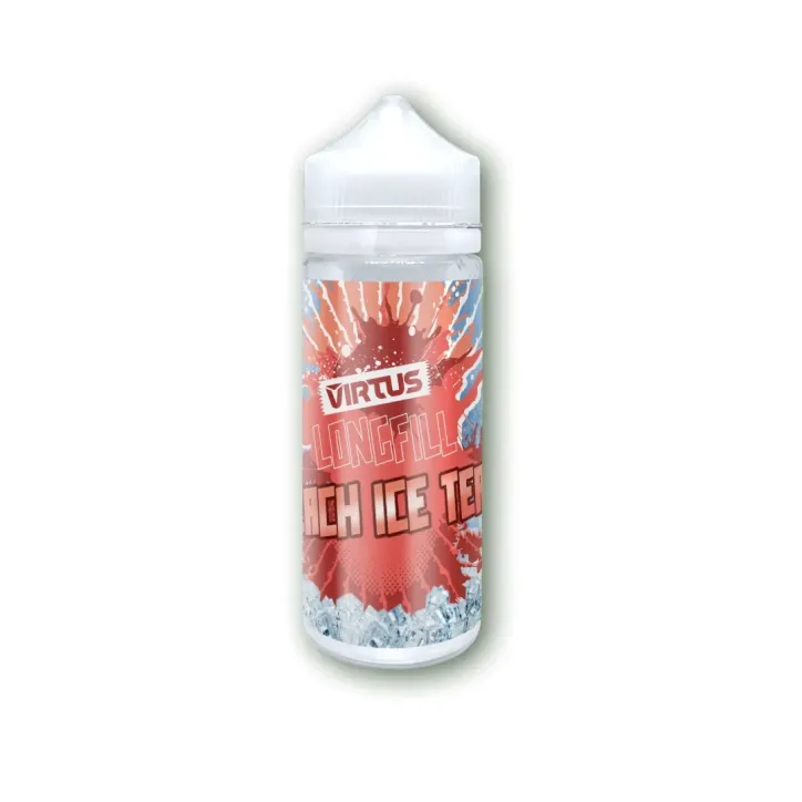 Longfill Virtus o smaku Peach Ice Tea - 6ml liquidu w 120ml butelce