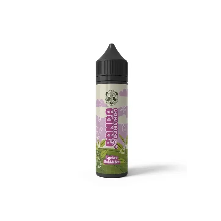 Longfill Panda Eksperyment o smaku Lychee Bubbletea - 10ml liquidu w 60ml butelce