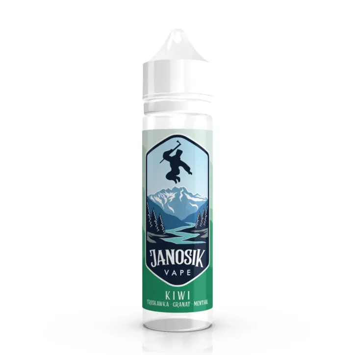 Longfill Janosik Vape o smaku Kiwi, Truskawki, Granatu i Mentholu - 60ml butelka z 10ml liquidu