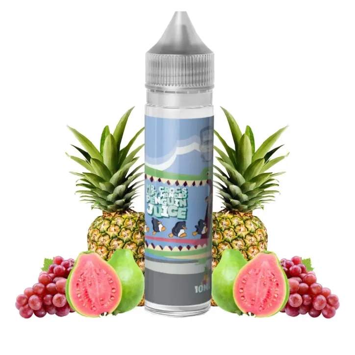 Longfill Franki Juice 10ml o smaku Mr Croc`s Left Handed Penguin w butelce 60ml