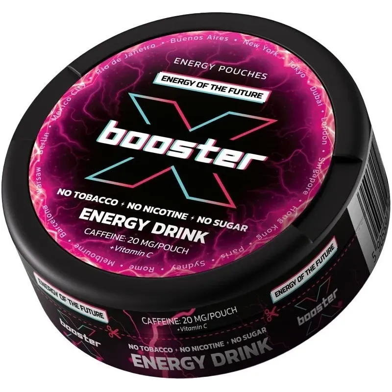 Woreczki kofeinowe X-BOOSTER 20mg - Energy Drink 