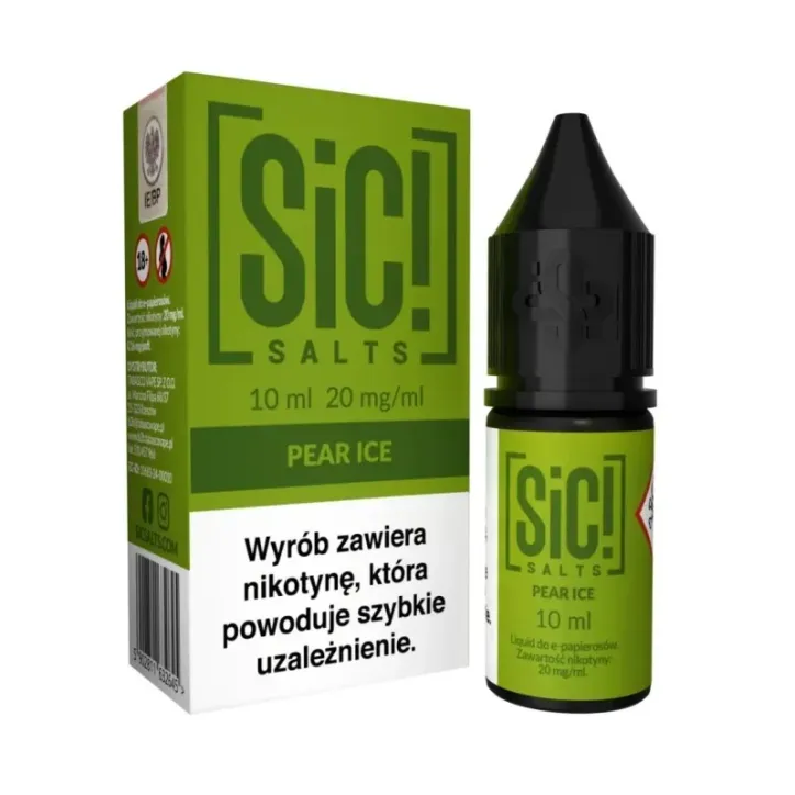 Liquid Sic! Salts 10ml o smaku Pear Ice z zawartością 20mg