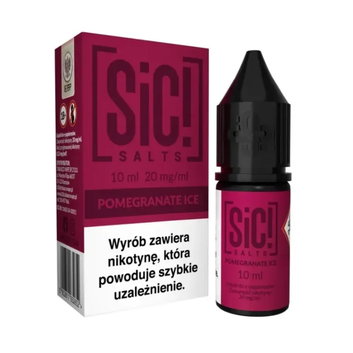 Liquid Sic Salts 10ml o smaku Pomegranate Ice i mocy 20mg