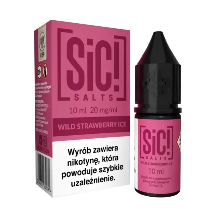 Liquid Sic Salts 10ml o smaku Wild Strawberry Ice 20mg