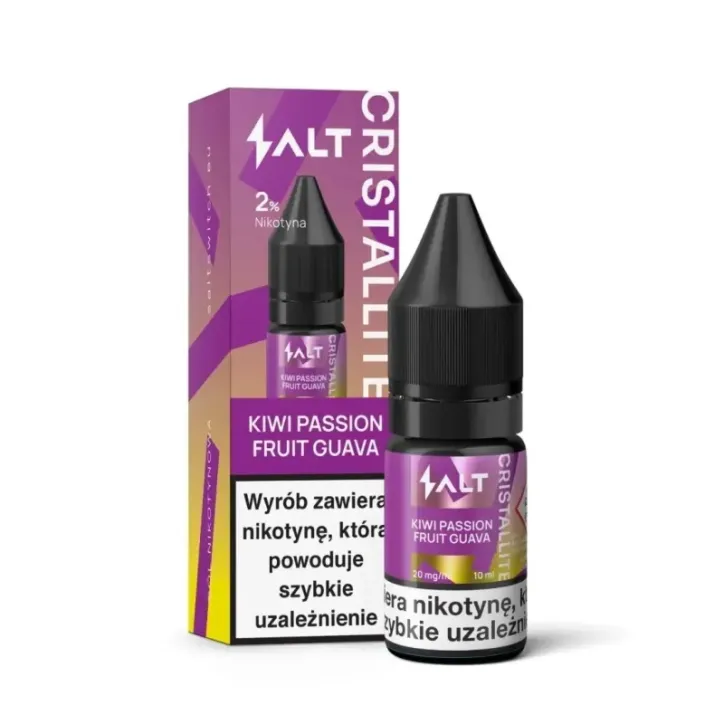 LIQUID CRISTALLITE Salt 10ml o smaku Kiwi Passion Fruit Guava 20mg