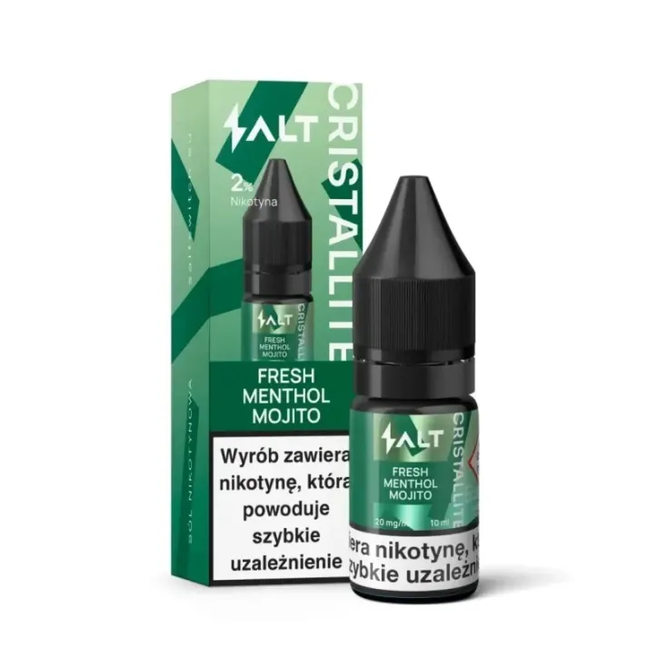 LIQUID CRISTALLITE Salt 10ml o smaku Fresh Menthol Mojito 20mg