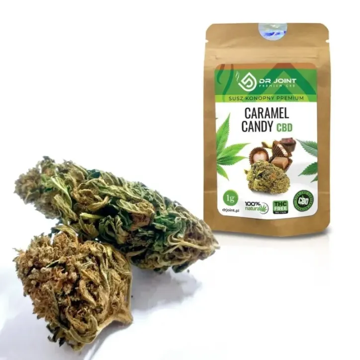 Susz konopny CBD Premium 1g Dr Joint o smaku Caramel Candy