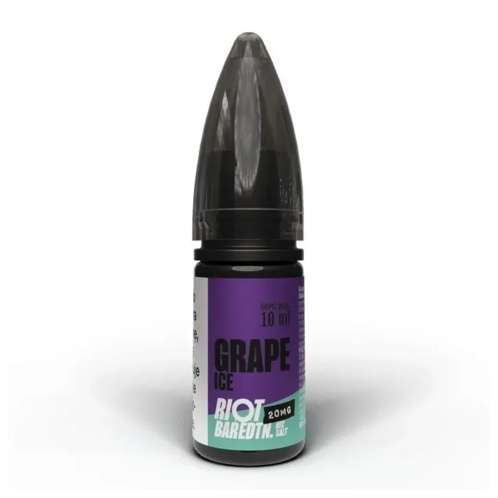 Liquid RIOT Salt 10 ml o smaku Grape Ice z 20 mg nikotyny