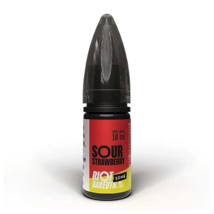 Liquid RIOT Salt 10 ml o smaku kwaśnej truskawki 20 mg