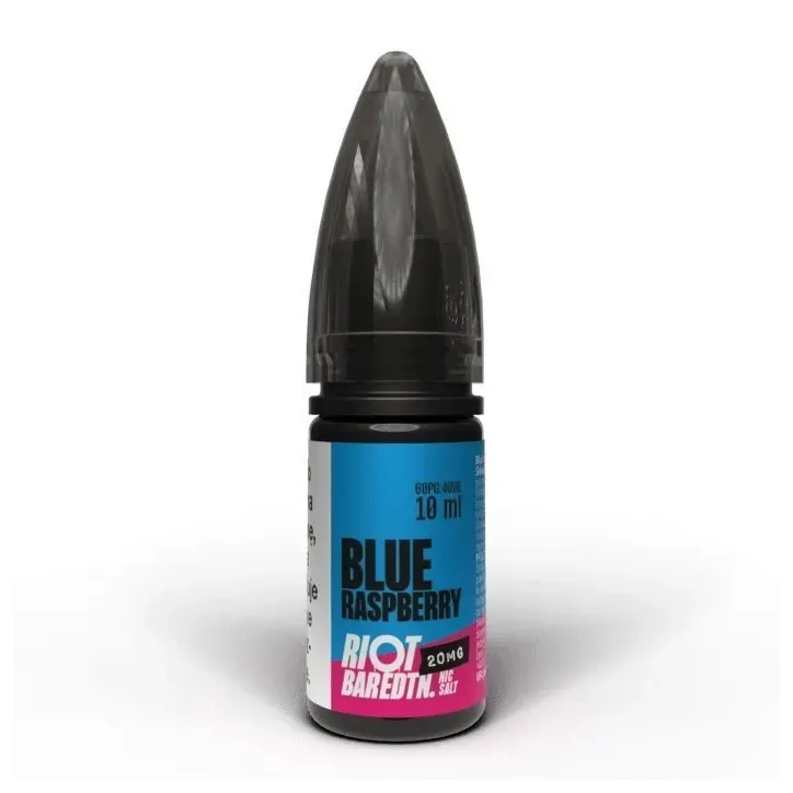 Liquid RIOT Salt 10 ml o smaku Blue Raspberry z 20 mg nikotyny