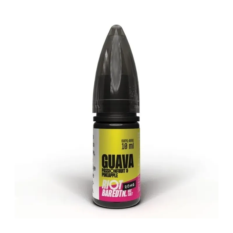 Liquid RIOT Salt 10 ml 20 mg - Guava Passion Pineapple 