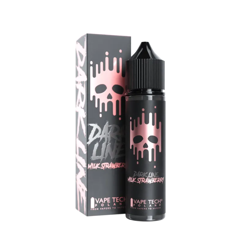 Longfill Dark Line 6/60ml - MILK STRAWBERRY 