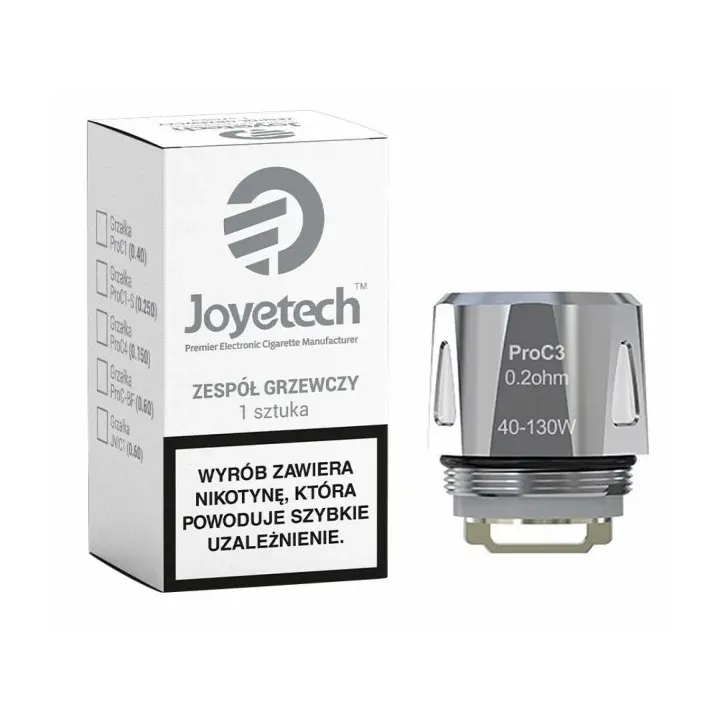 Grzałka Joyetech ProC3 o oporności 0.2ohm - 10 sztuk w opakowaniu