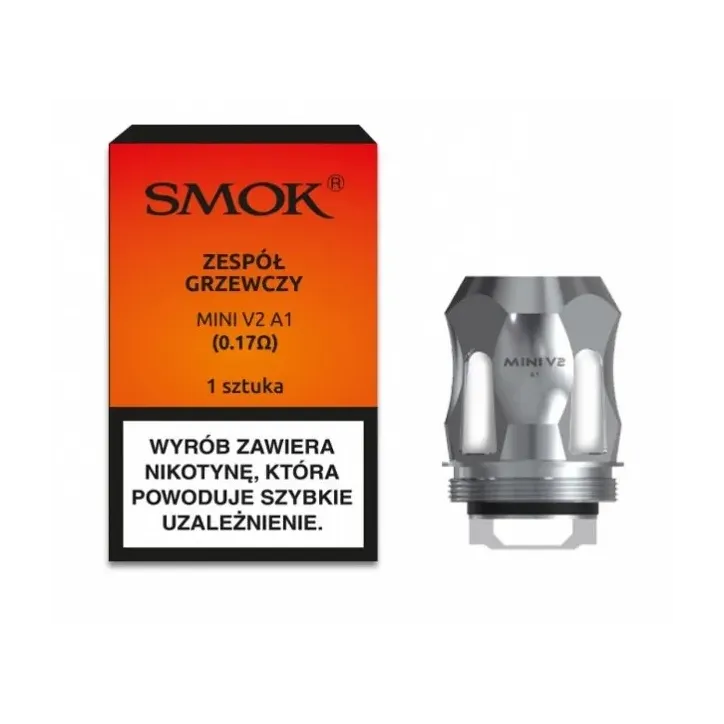 Grzałka Smok TFV Mini V2 A1 o oporności 0.17ohm - 3 sztuki w zestawie