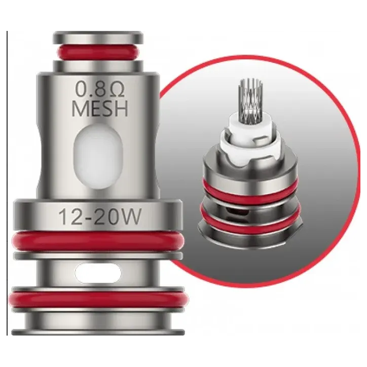 Grzałka Vaporesso GTX mesh o oporności 0.8ohm - 5 sztuk w opakowaniu