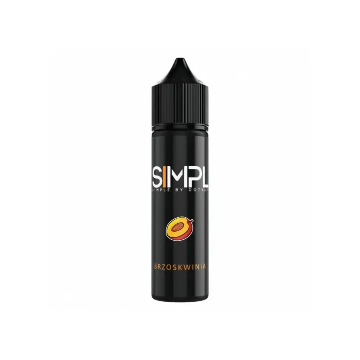 Longfill SIMPL 6ml liquid o smaku brzoskwini w butelce 60ml