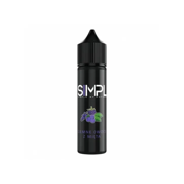 Longfill SIMPL 6ml liquid o smaku Ciemnych Owoców z Miętą