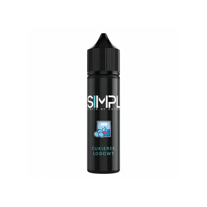 Longfill SIMPL 6ml liquid o smaku Cukierka Lodowego w butelce 60ml