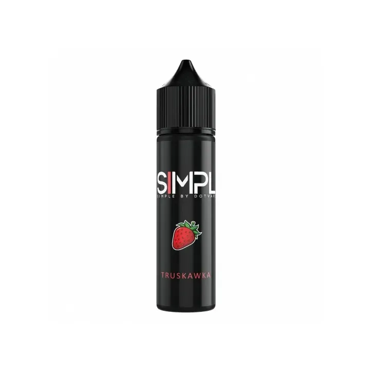 Longfill SIMPL 6ml liquid o smaku truskawki w butelce 60ml