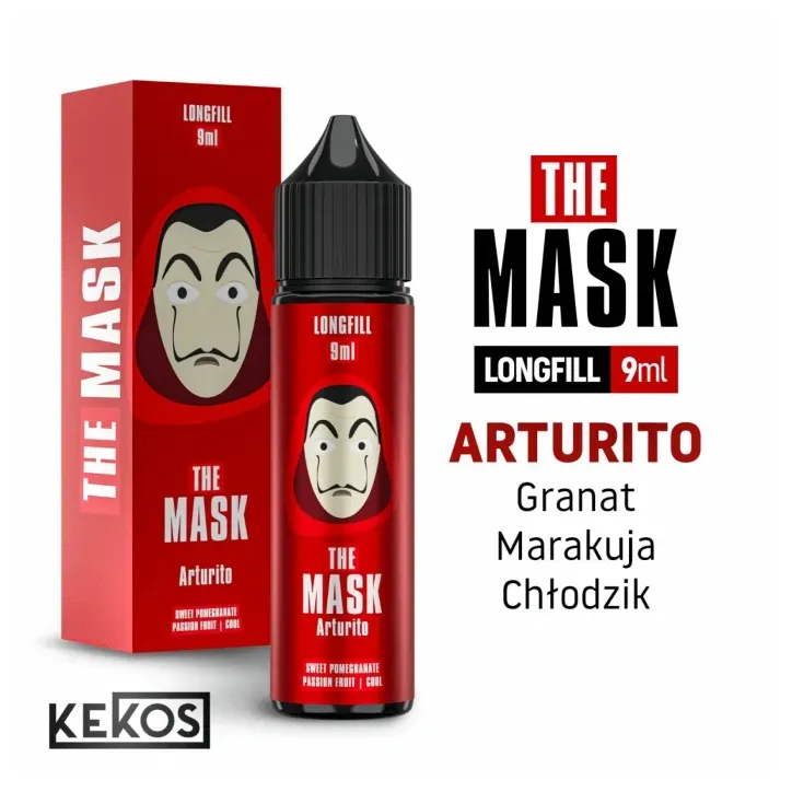 Longfill The Mask 9ml o smaku Arturito w butelce 60ml