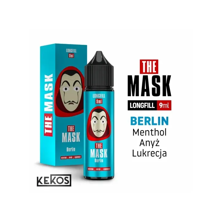 Longfill The Mask 9ml o smaku Berlin w butelce 60ml