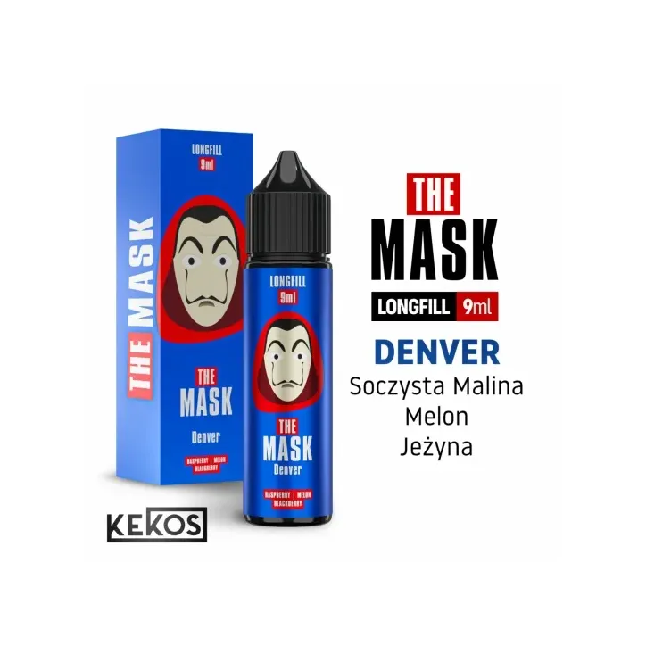 Longfill The Mask 9ml o smaku Denver w butelce 60ml