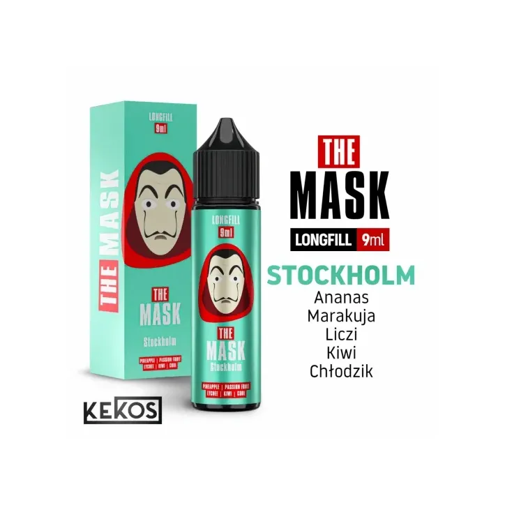 Longfill The Mask 9ml o smaku Stockholm w butelce 60ml