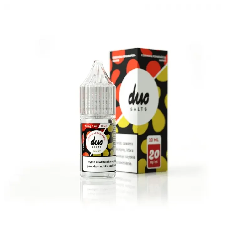 Liquid DUO Salt 10ml o smaku Czerwonej Pomarańczy i Mango