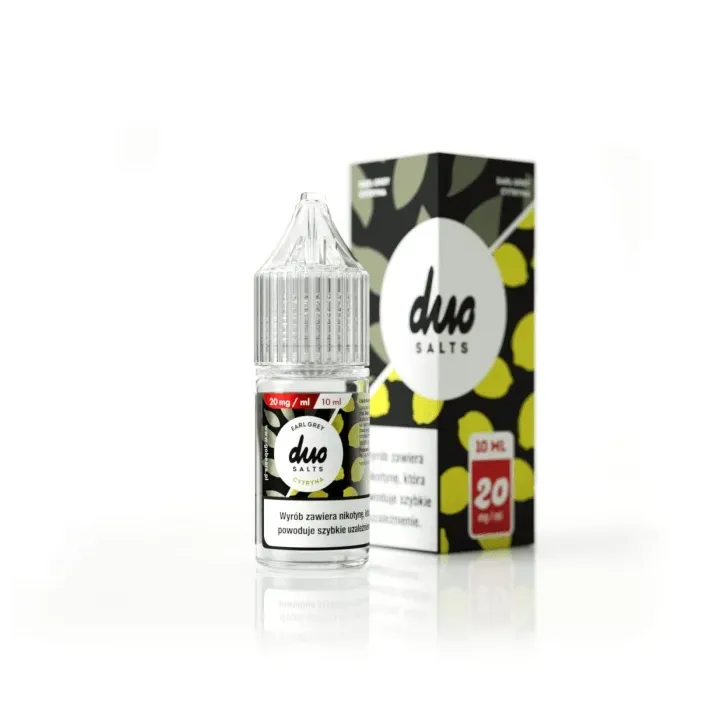 Liquid DUO Salt 10ml o smaku Earl Grey z cytryną