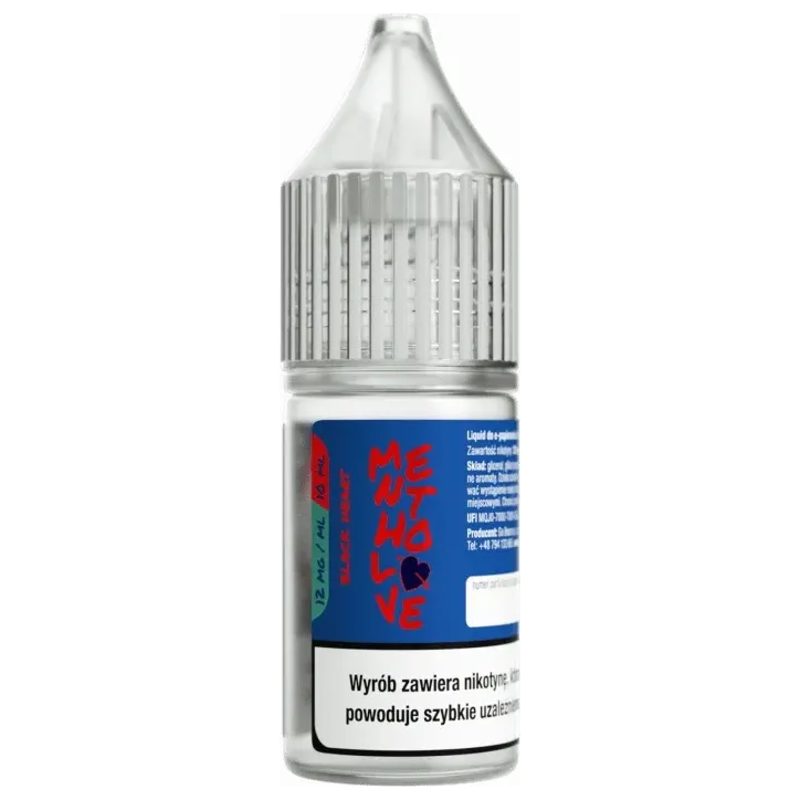 Liquid MENTHOLOVE 10ml o smaku Black Heart