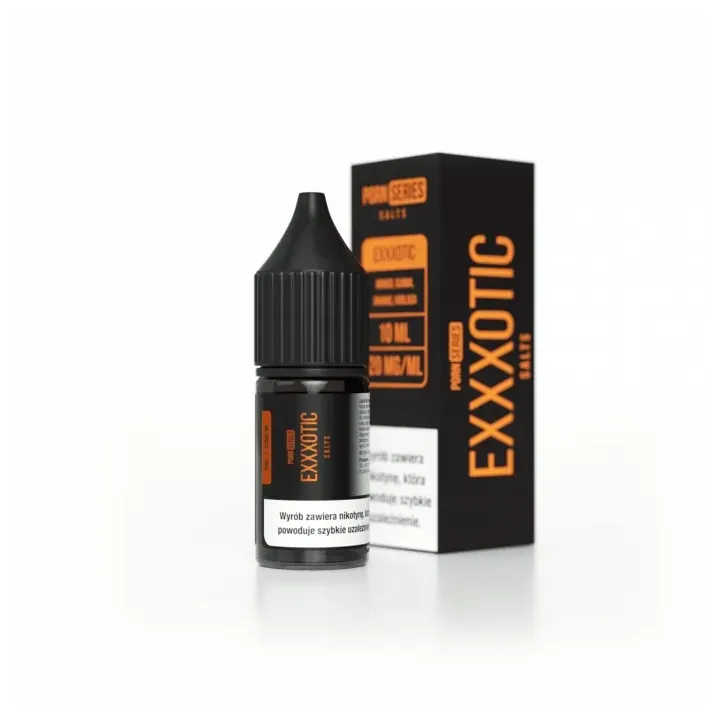 Liquid PORN Salt o pojemności 10ml - Exxxotic 20mg o smaku owocowym