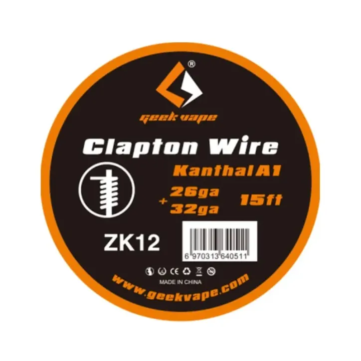 Drut GEEKVAPE Clapton Wire KA1 o grubości 26ga i 32ga