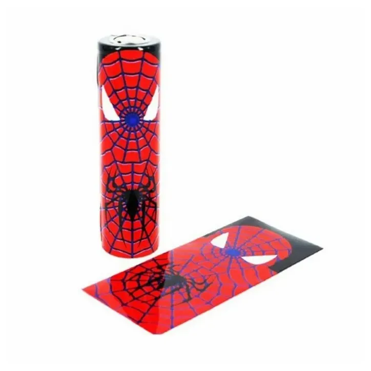 Koszulka naprawcza do akumulatorów 18650 w stylu Spiderman