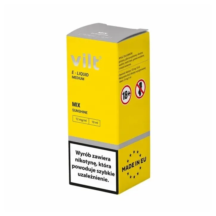 Liquid VILT 10ml o smaku Sunshine - aromatyczny płyn do e-papierosów